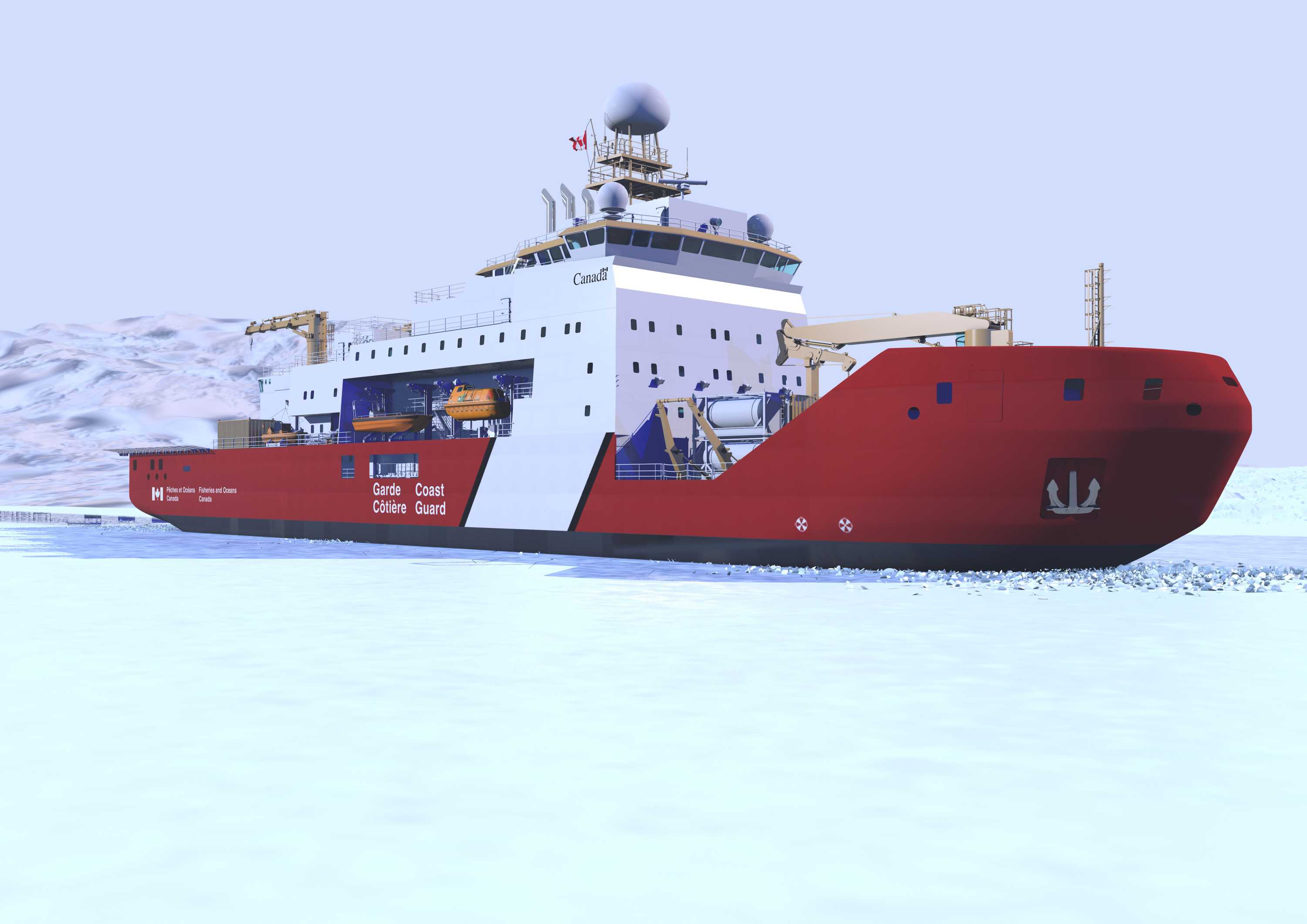 Davie obtient un contrat historique pour construire six brise-glaces de programme dans le cadre de la Stratégie nationale de construction navale